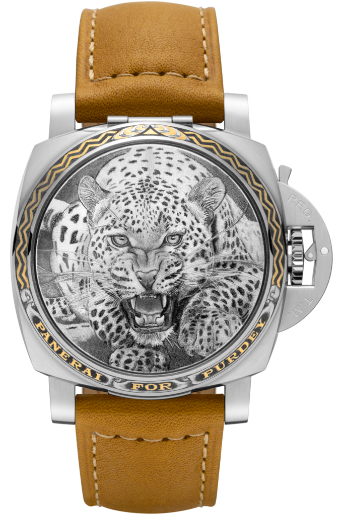 Panerai PAM00854 : Luminor 1950 3 Days Automatic Acciaio Sealand for Purdey Leopard