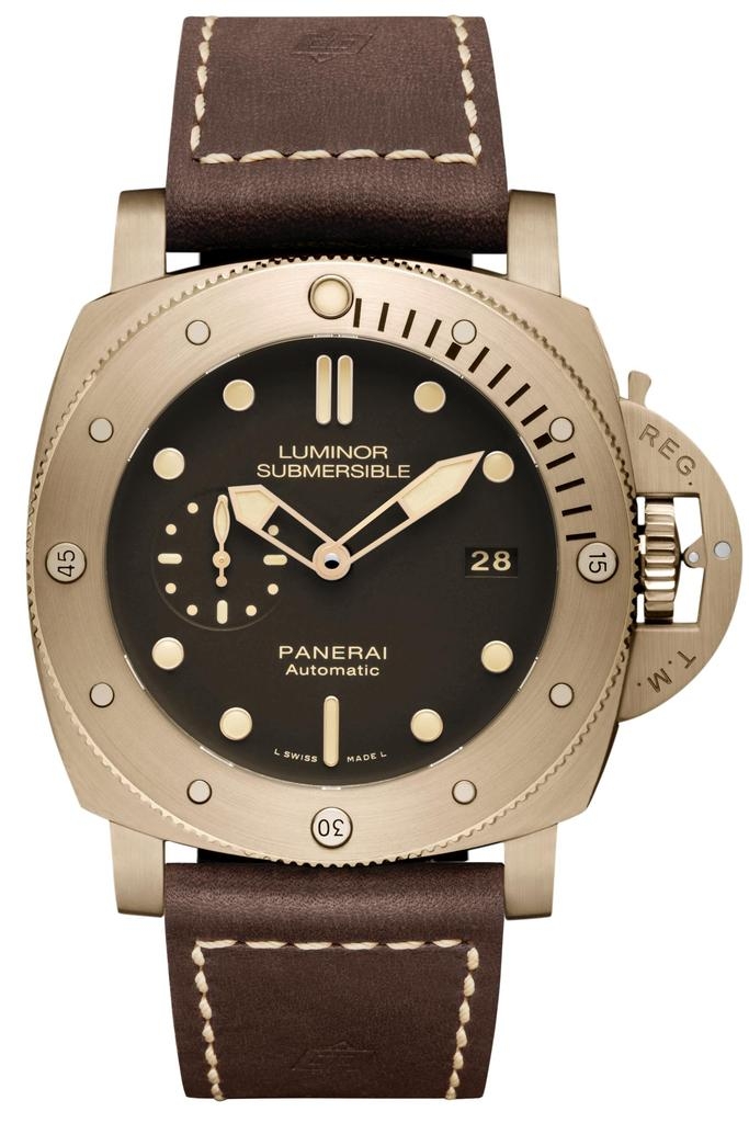Panerai PAM00907 : Luminor Submersible 1950 3 Days Automatic Bronzo Brown