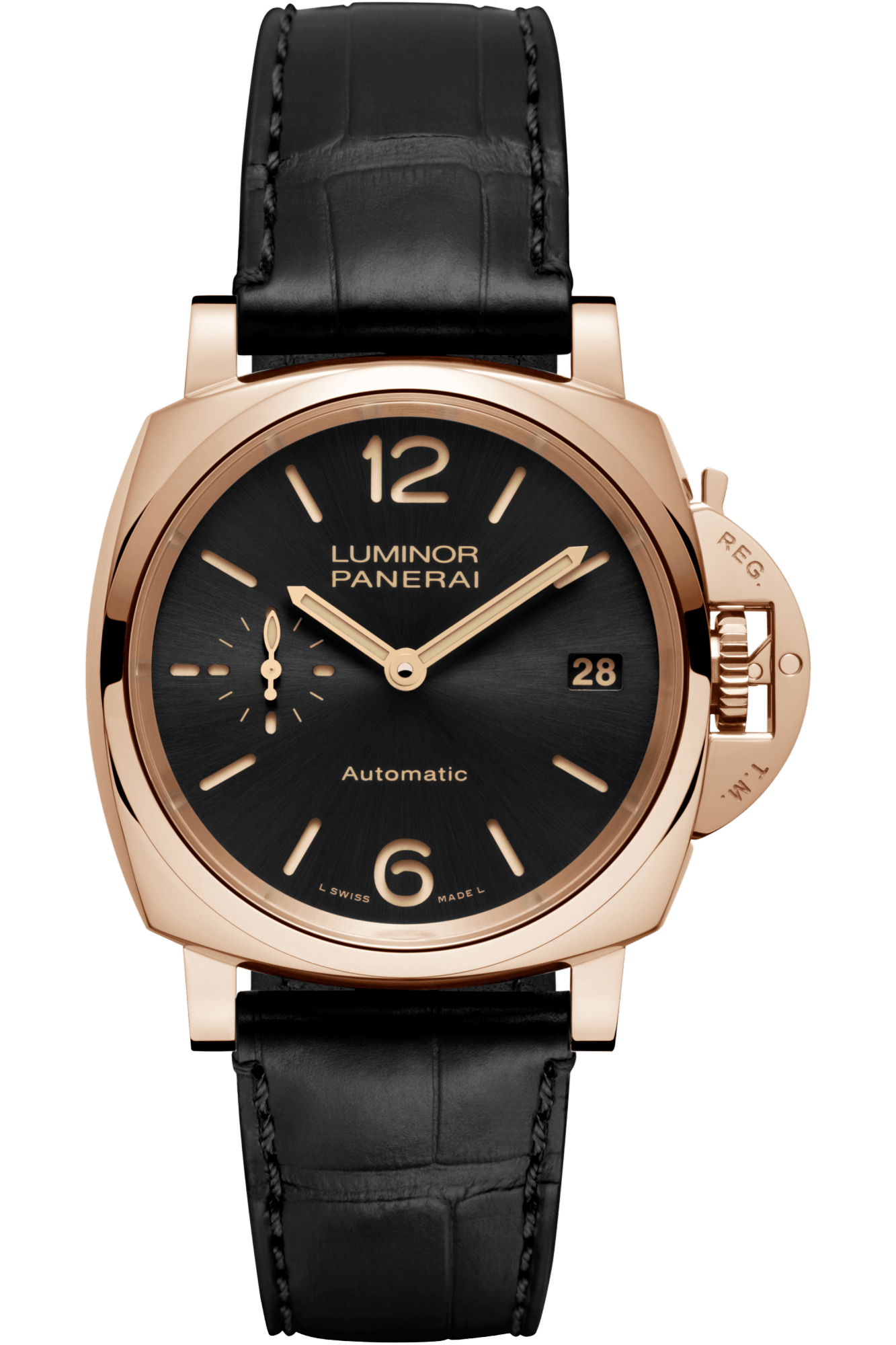 Panerai PAM00908 : Luminor Due 38 Automatic Oro Rosso / Black