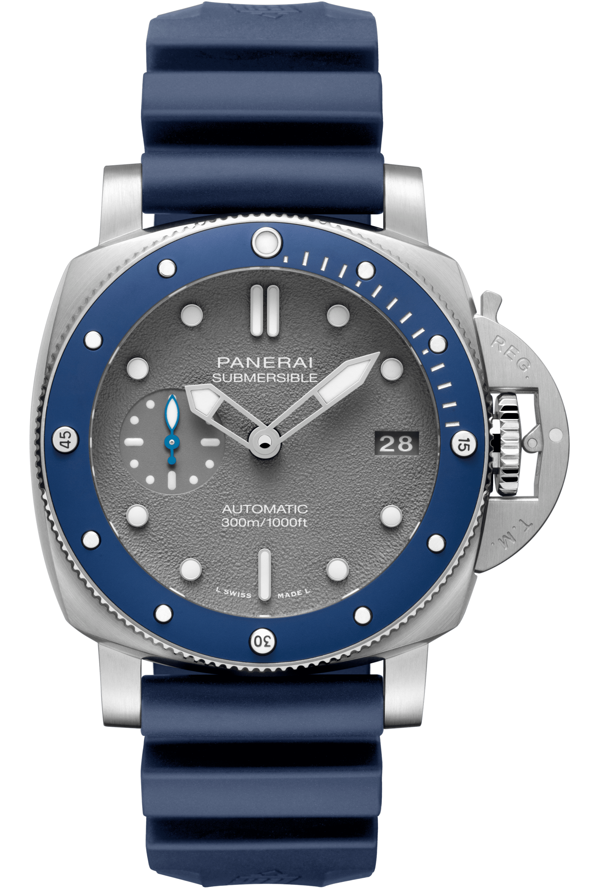 Panerai PAM00959 : Luminor Submersible 42 3 Days Automatic Acciaio Blue Ceramic / Shark Grey