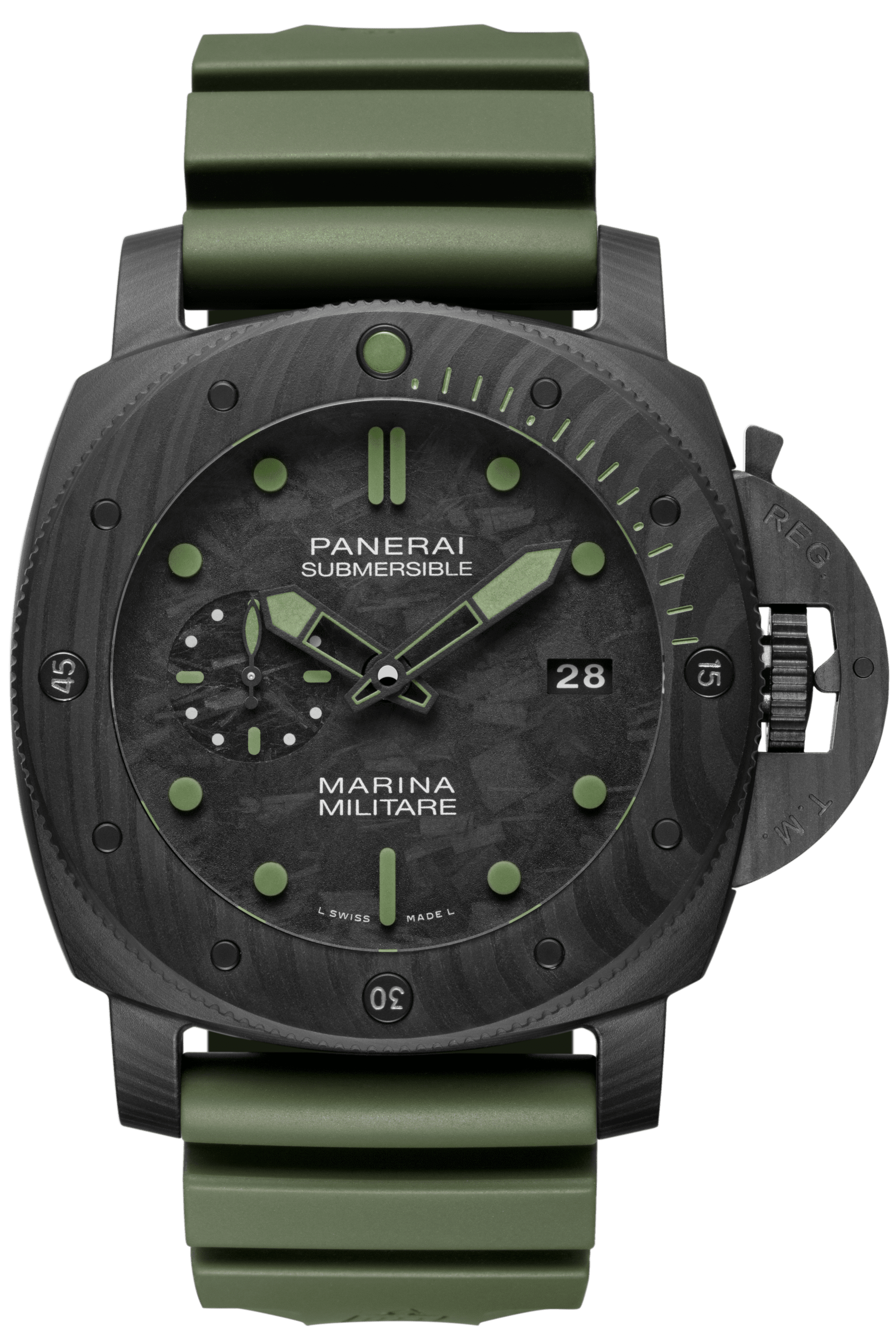 Panerai PAM00961 : Luminor Submersible 47 Marina Militare Carbotech Comsubin