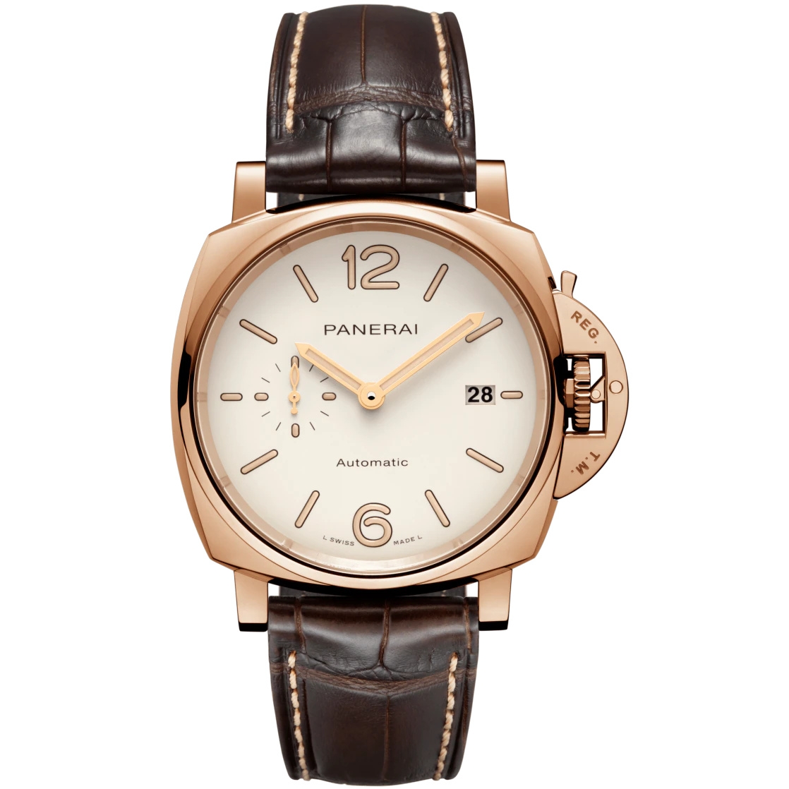 Panerai PAM01042 : Luminor Due 42 Automatic Goldtech / White