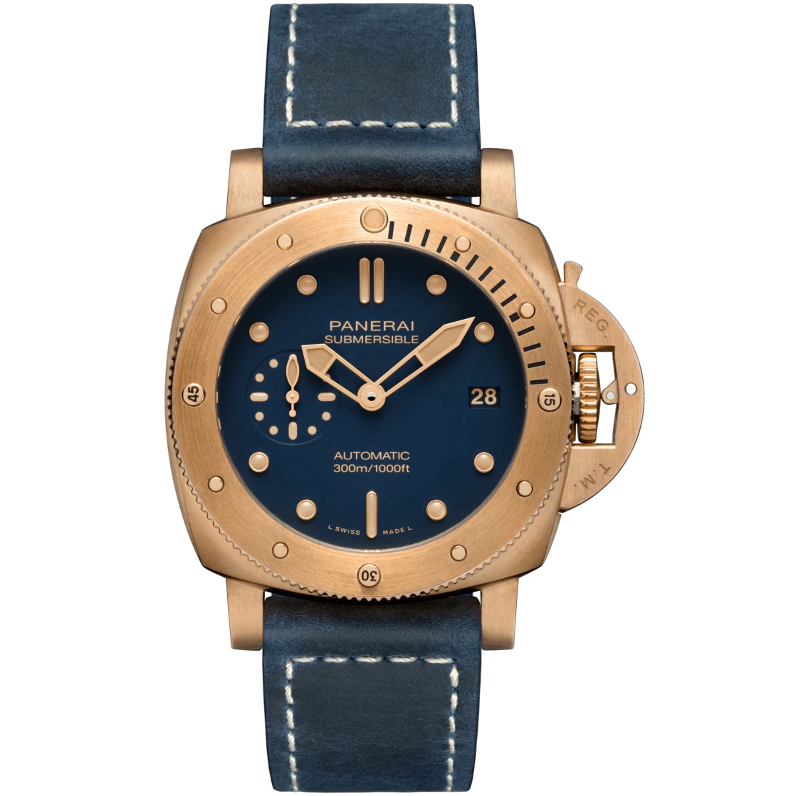 Panerai PAM01074 : Luminor Submersible 42 3 Days Automatic Bronzo Blu Abisso