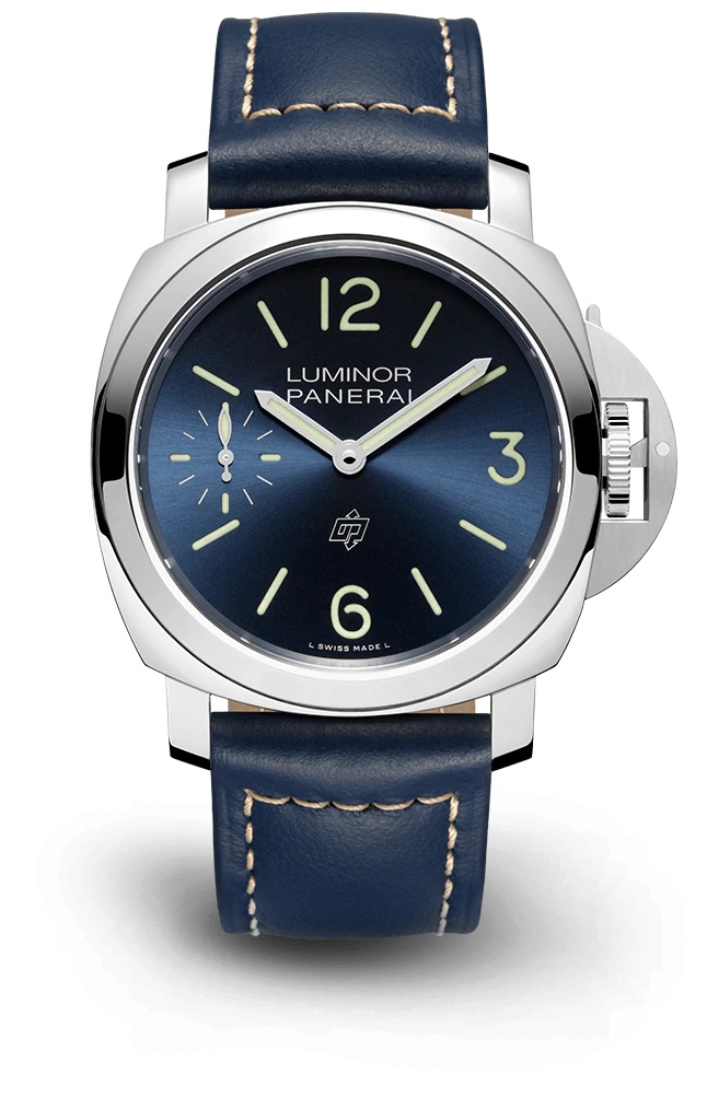 Panerai PAM01085 : Luminor Marina Logo Blu Mare