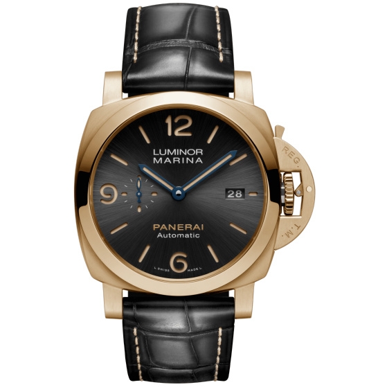 Panerai PAM01115 : Luminor 1950 44 3 Days Yellow Gold / Grey