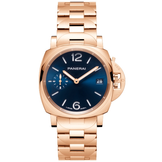Panerai PAM01182 : Luminor Due 38 Automatic Goldtech TuttoOro / Blue