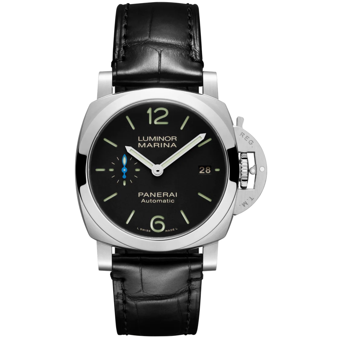 Panerai PAM01272 : Luminor Marina Quaranta Steel / Black