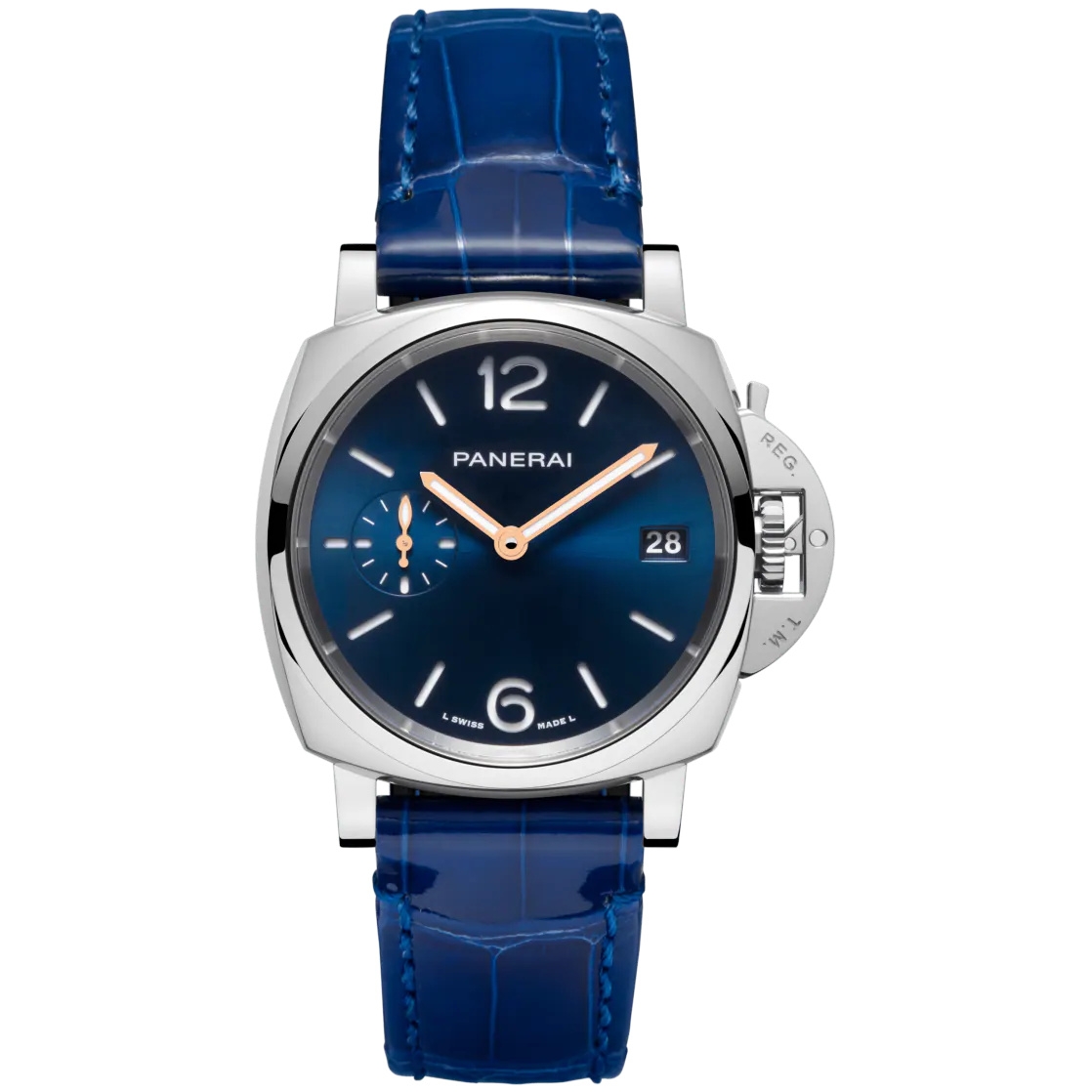 Panerai PAM01273 : Luminor Due 38 Automatic Stainless Steel / Blue