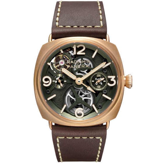 Panerai PAM01284 : Radiomir Tourbillon GMT Bronzo