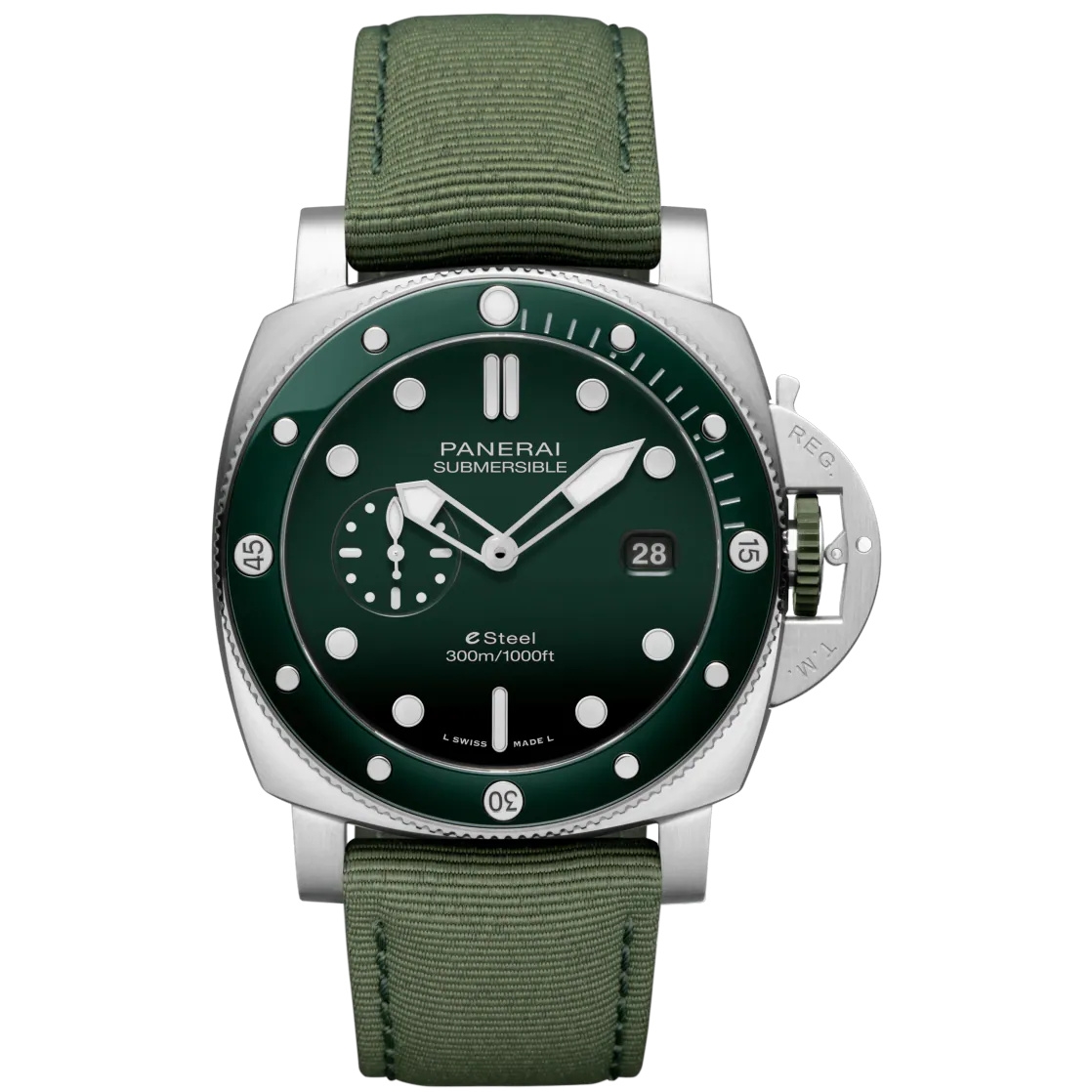 Panerai PAM01287 : Submersible QuarantaQuattro ESteel Verde Smeraldo