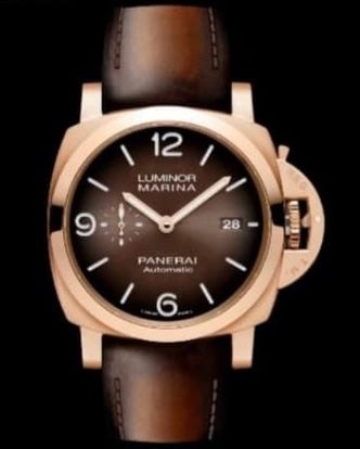 Panerai PAM01341 : Luminor 1950 44 3 Days Goldtech / Brown