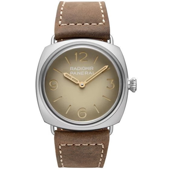 Panerai PAM01350 : Radiomir Origine 3 Days Stainless Steel / Beige
