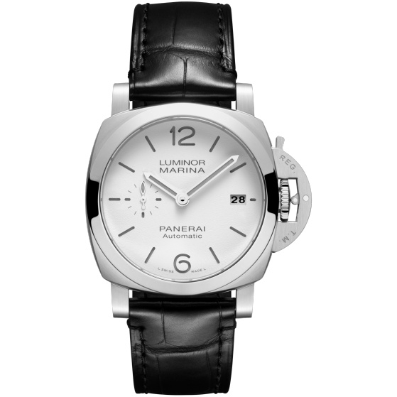 Panerai PAM01371 : Luminor Marina Quaranta Steel / White