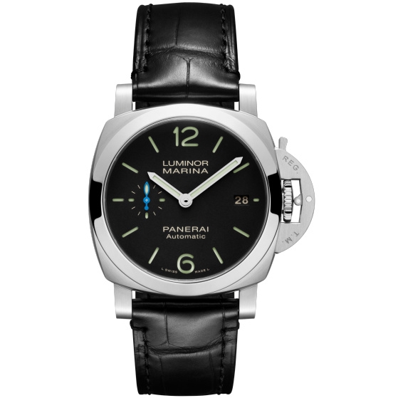 Panerai PAM01372 : Luminor Marina Quaranta Steel / Black
