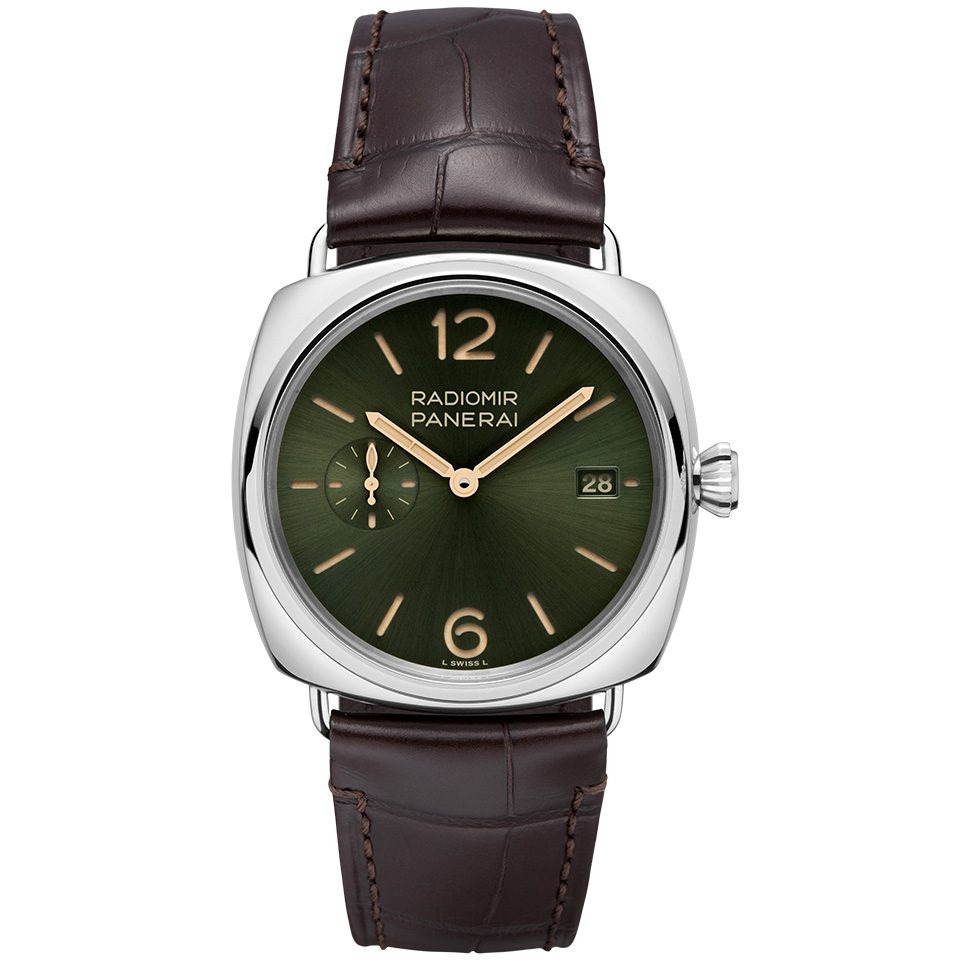 Panerai PAM01386 : Radiomir Quaranta Stainless Steel / Green / E-Commerce Exclusive