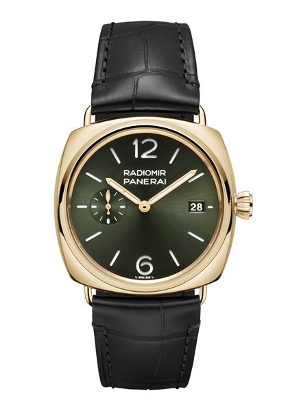 Panerai PAM01437 : Radiomir Quaranta Yellow Gold  / Green