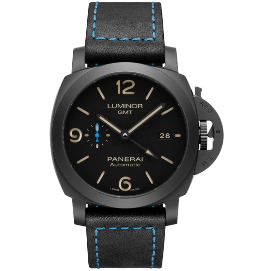 Panerai PAM01441.2 : Luminor 1950 44 3 Days GMT Automatic Ceramic / Black