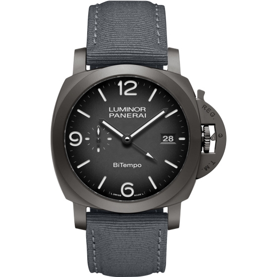 Panerai PAM01467 : Luminor 1950 44 BiTempo Stainless Steel / New York