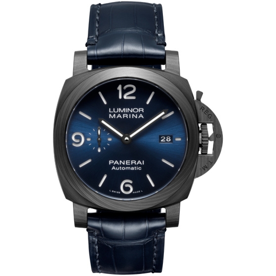 Panerai PAM01664 : Luminor 1950 44 3 Days Carbotech / Blue Notte