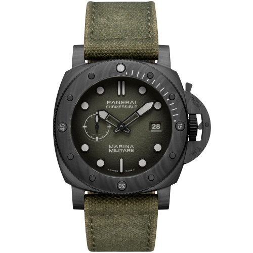 Panerai PAM01698 : Submersible Marina Militare Carbotech