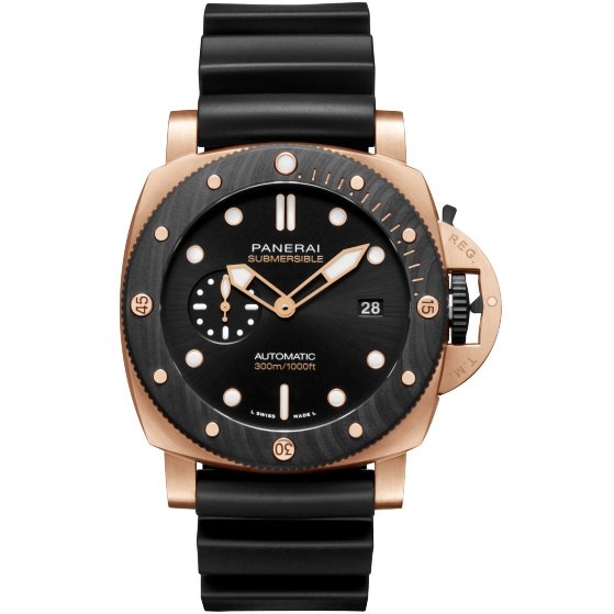 Panerai PAM02070 : Submersible QuarantaQuattro Goldtech OroCarbo