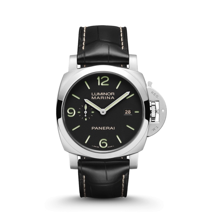 Panerai PAM03312 : Luminor Marina 3 Days Automatic 44 Stainless Steel / Black