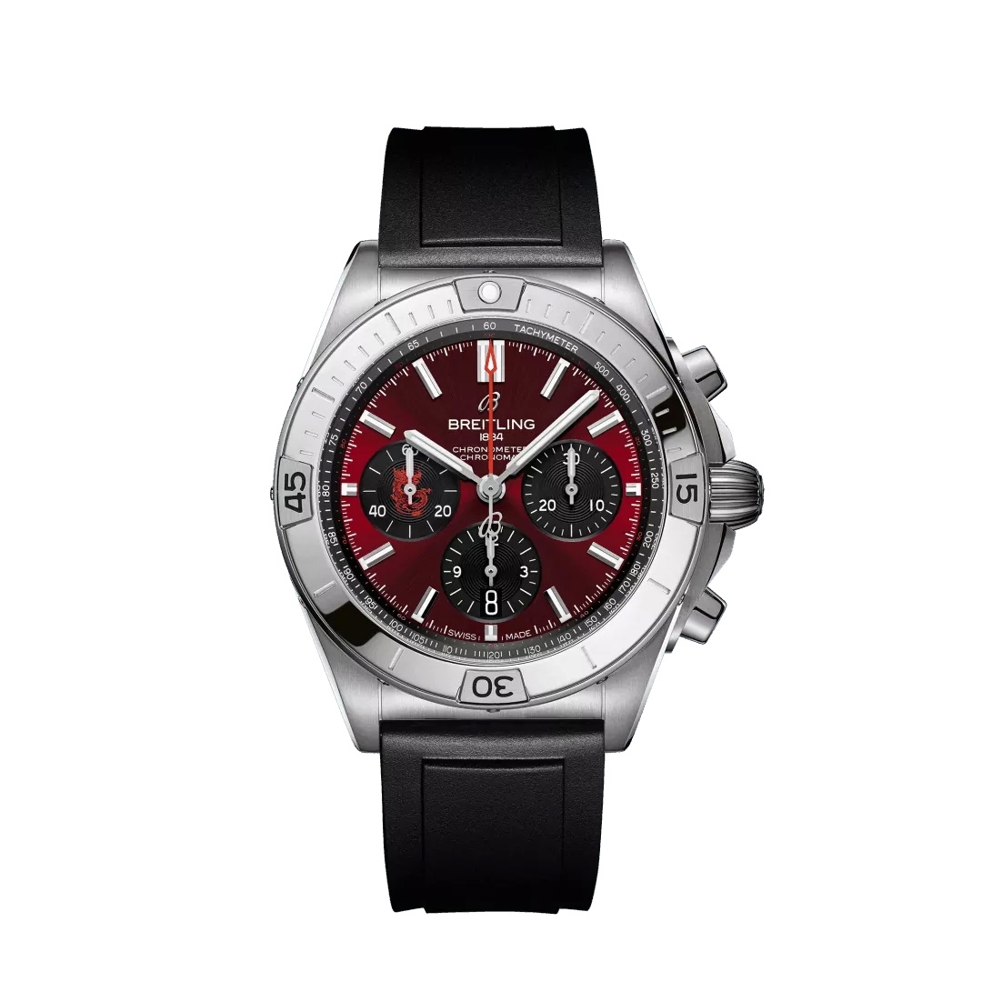 Breitling PB01342A1K1S1 : Chronomat B01 42 Stainless Steel - Platinum / Year of the Dragon