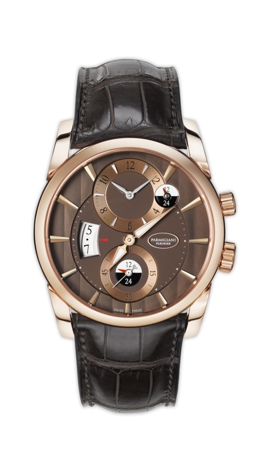 Parmigiani Fleurier PFC231-1001200-HA1241 : Tonda Hemispheres Rose Gold / Brown