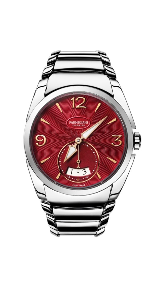 Parmigiani Fleurier PFC273-0000900-B00002 : Tonda Metropolitaine Stainless Steel / Amarante / Bracelet