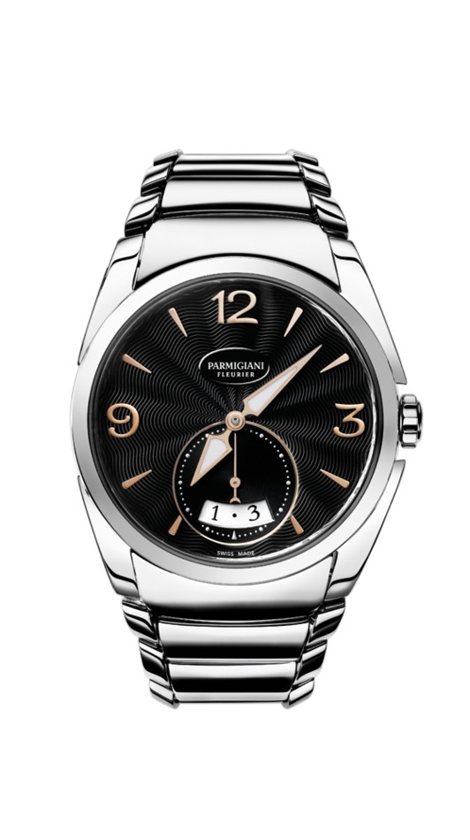 Parmigiani Fleurier PFC273-0001400-B00002 : Tonda Metropolitaine Stainless Steel / Black / Bracelet