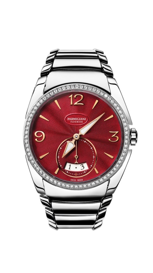 Parmigiani Fleurier PFC273-0060900-B00002 : Tonda Metropolitaine Stainless Steel / Amarante / Diamond / Bracelet