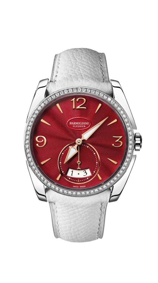 Parmigiani Fleurier  PFC273-0060900-HE242 : Tonda Metropolitaine Stainless Steel / Amarante / Diamond
