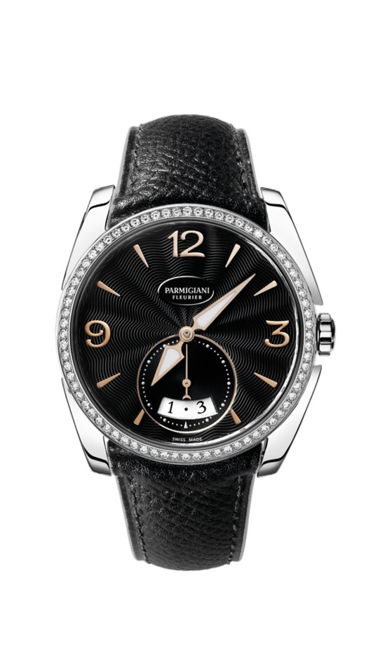 Parmigiani Fleurier PFC273-0061400-HE1421 : Tonda Metropolitaine Stainless Steel / Black / Diamond