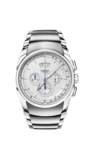 Parmigiani Fleurier PFC274-0000100-B33002 : Tonda Metrographe Stainless Steel / White / Bracelet