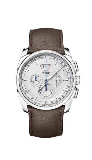 Parmigiani Fleurier PFC274-0000100-XC1342 : Tonda Metrographe Stainless Steel / White / Strap