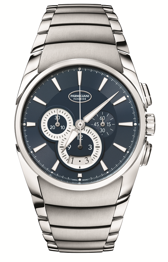 Parmigiani Fleurier PFC274-0000600-B33002 : Tonda Metrographe Stainless Steel / Blue Abyss / Bracelet