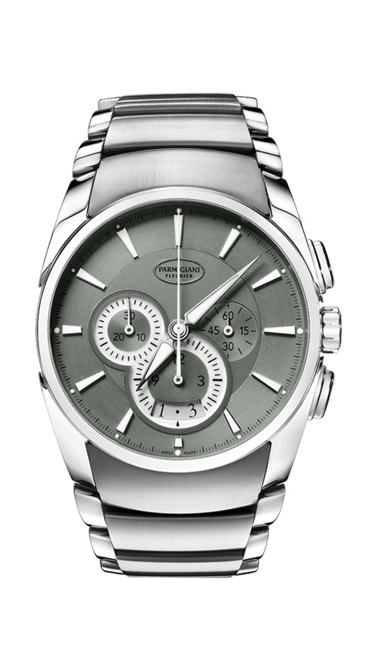 Parmigiani Fleurier PFC274-0005600-B33002 : Tonda Metrographe Stainless Steel / Mint / Bracelet