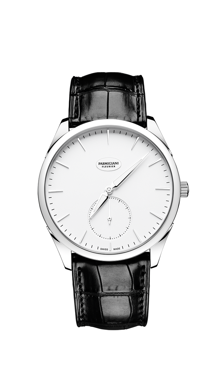 Parmigiani Fleurier PFC288-0000100-XA1442 : Tonda 1950 Stainless Steel / White / Alligator