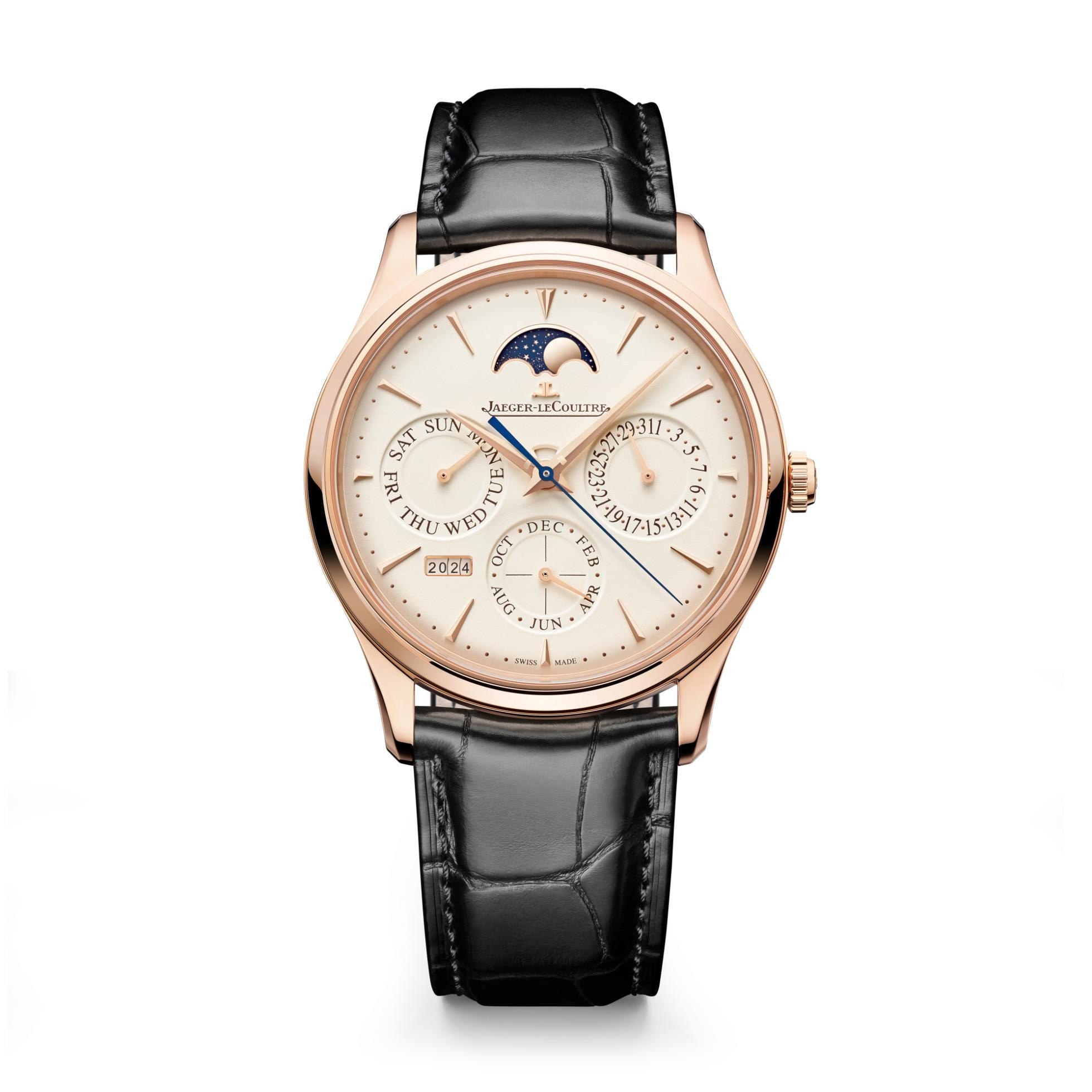 Jaeger-LeCoultre Q1142510 : Master Ultra Thin Perpetual Pink Gold / Eggshell