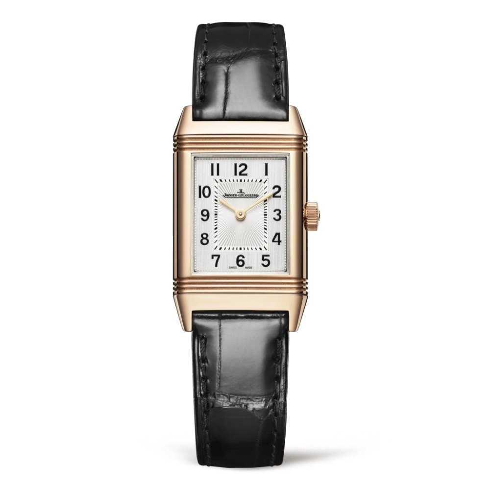 Jaeger-LeCoultre Q2602540 : Reverso Classic Small Pink Gold / Silver / Alligator