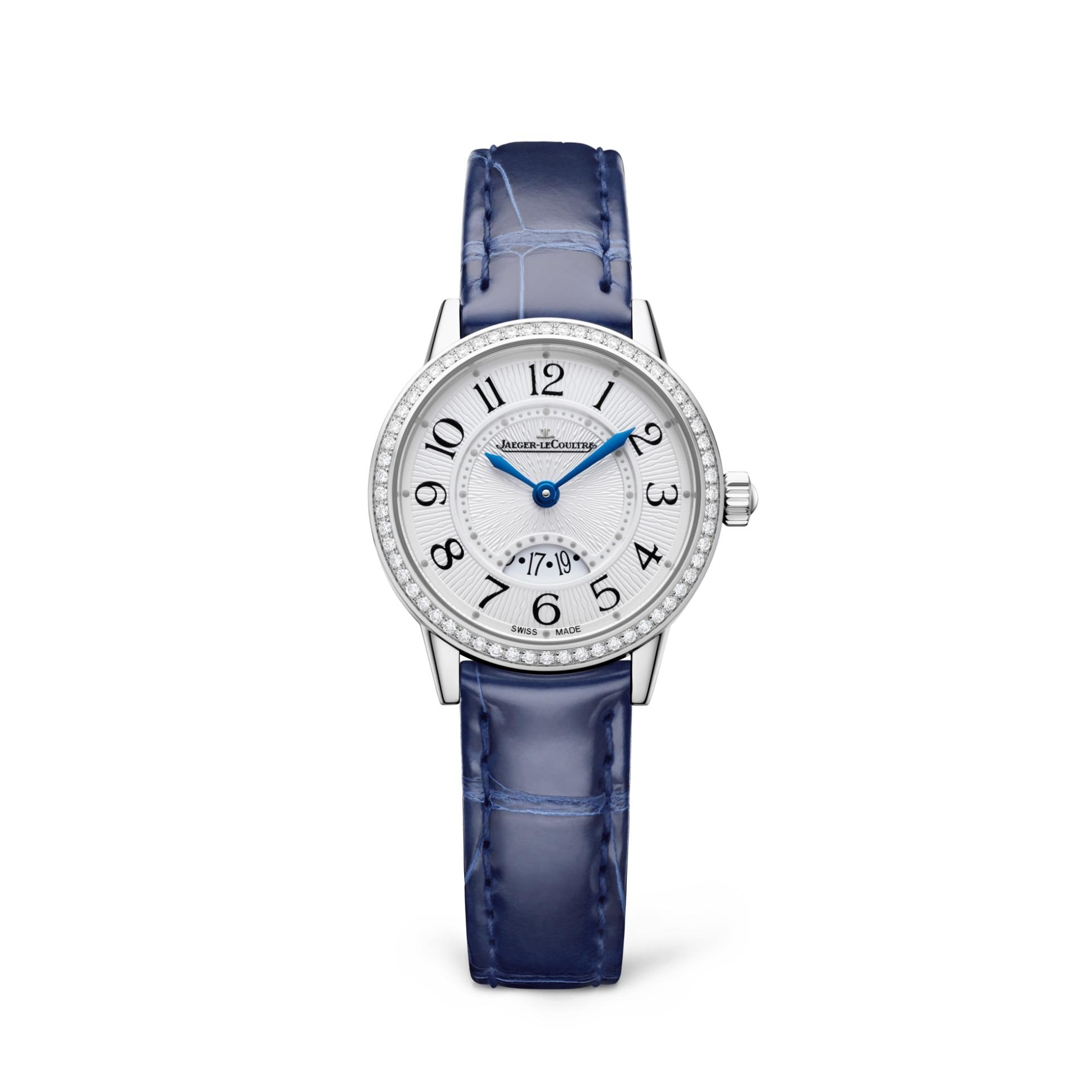 Jaeger-LeCoultre Q3408531 : Rendez-Vous Date Small Quartz Stainless Steel - Diamond / Silver / Alligator