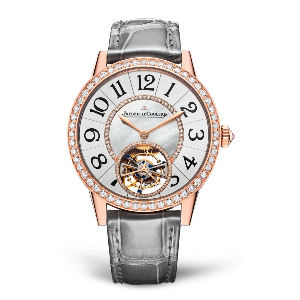 Jaeger-LeCoultre Q3412410 : Rendez-Vous  Jewelery Tourbillon Pink Gold / MOP / Alligator