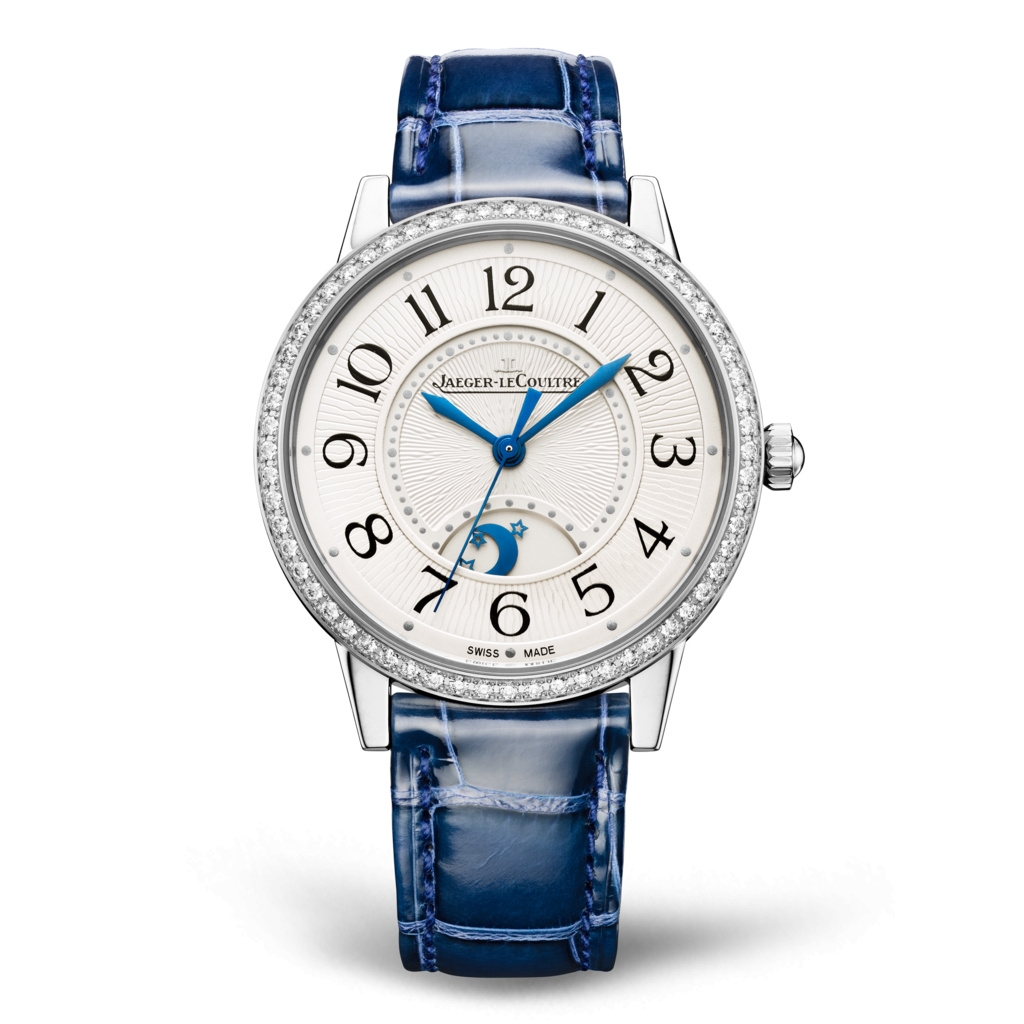 Jaeger-LeCoultre Q3448430 : Rendez-Vous Night & Day Medium Stainless Steel - Diamond / Silver / Alligator