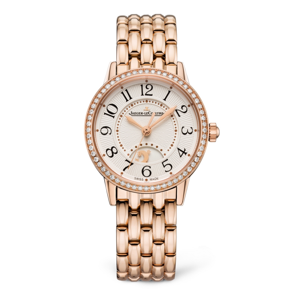 Jaeger-LeCoultre Q3462130 : Rendez-Vous Night & Day Small Pink Gold - Diamond / Silver / Bracelet