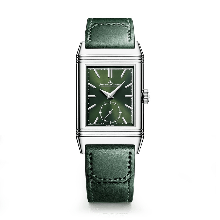 Jaeger-LeCoultre Q397843J : Reverso Tribute Monoface Stainless Steel / Green