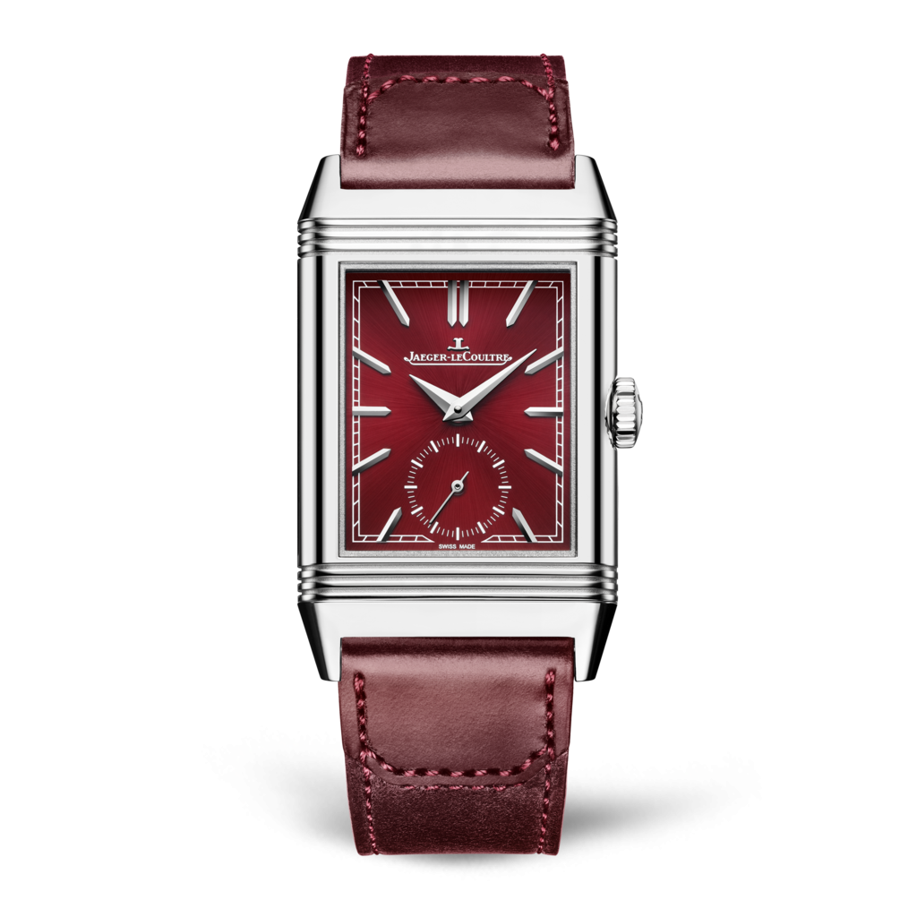 Jaeger-LeCoultre Q397846J : Reverso Tribute Small Seconds Stainless Steel / Red / Fagliano
