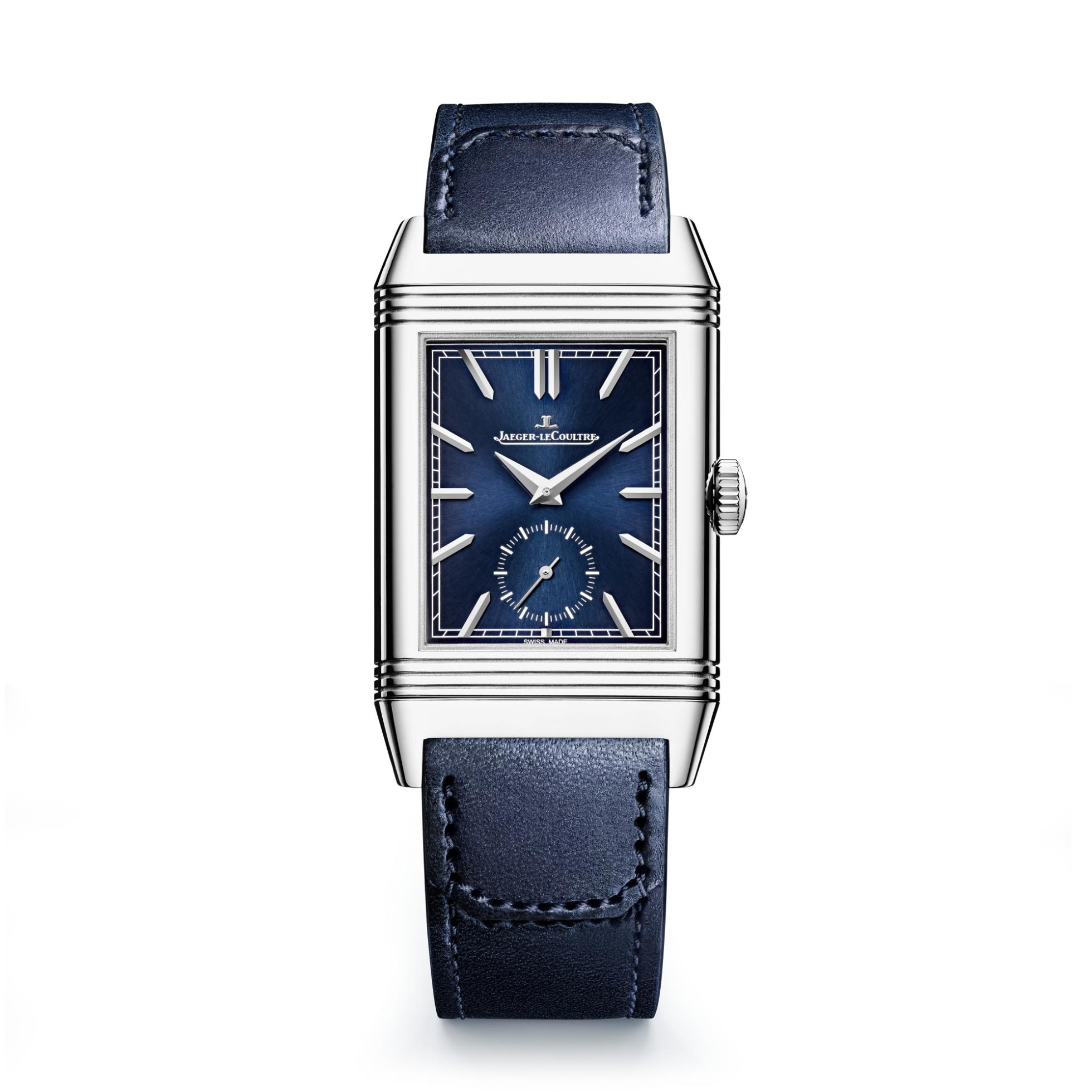 Jaeger-LeCoultre Q3988481 : Reverso Tribute Duoface Stainless Steel / Blue / Fagliano