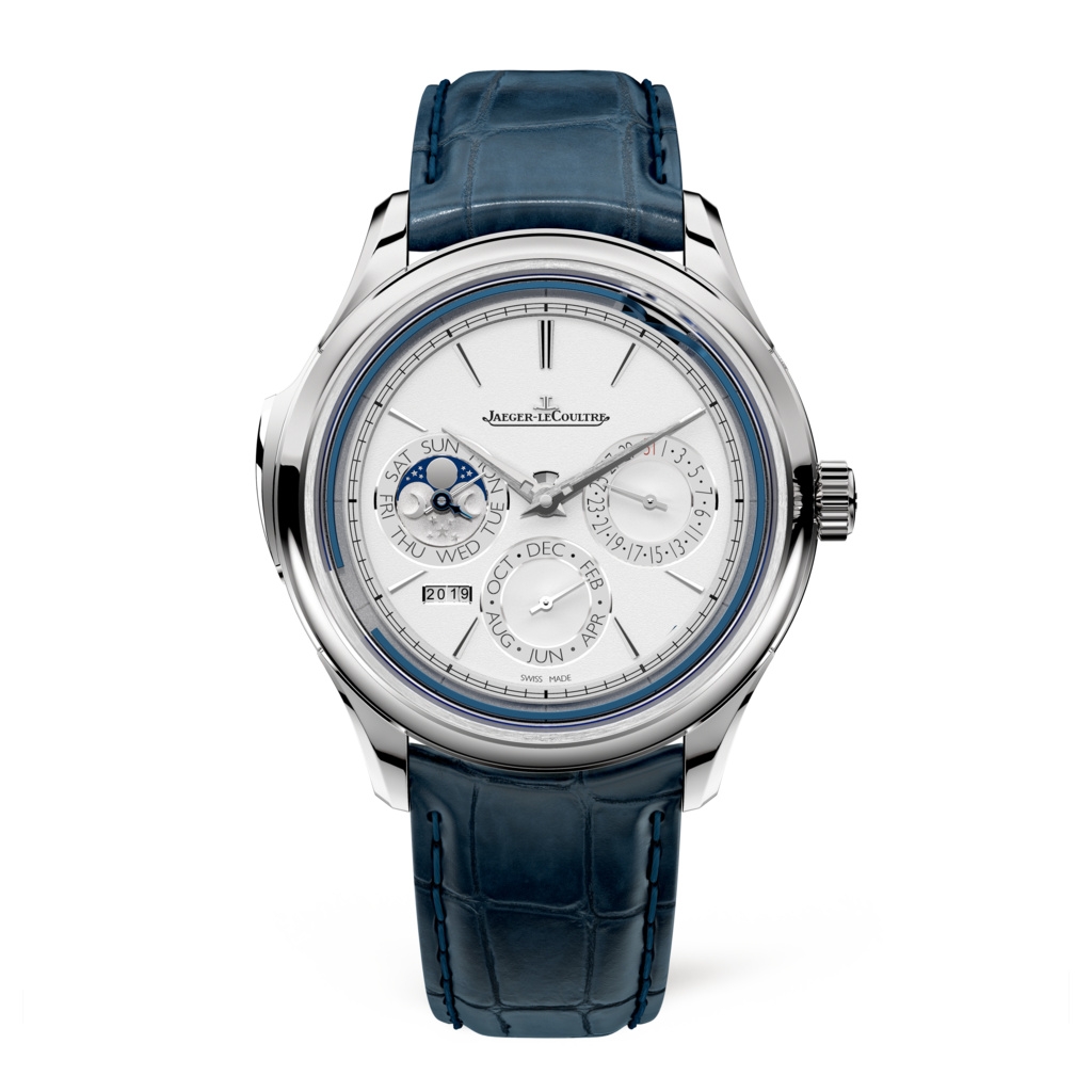Jaeger-LeCoultre Q5233420 : Master Grande Tradition Minute Repeater Perpetual Calendar White Gold / Silver / Alligator