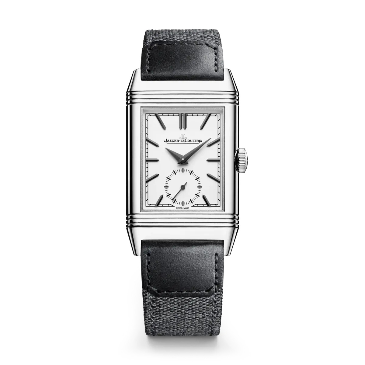 Jaeger-LeCoultre Q713842J : Reverso Tribute Small Seconds Stainless Steel / Silver / Fagliano