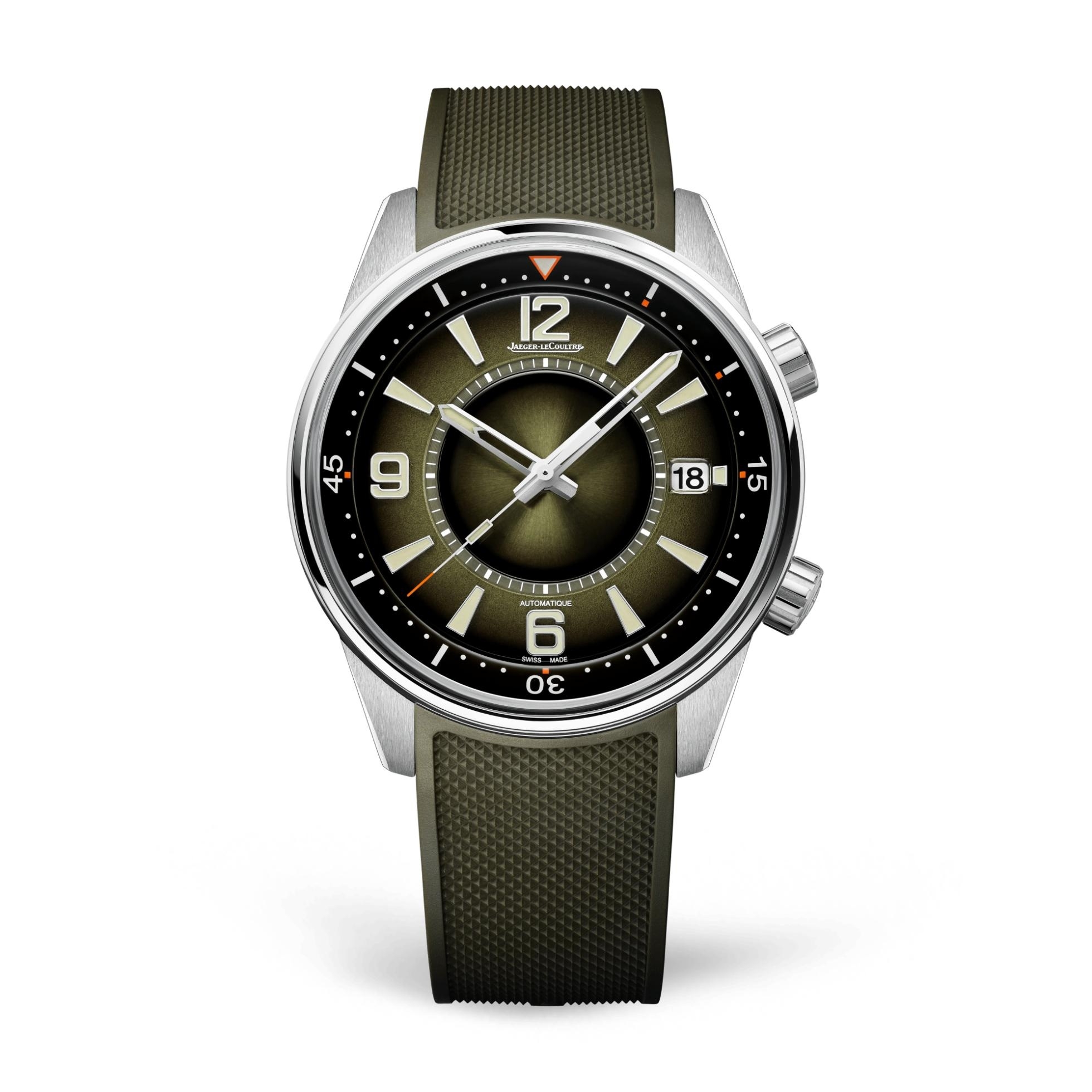 Jaeger-LeCoultre Q906863J : Polaris Automatic Date Stainless Steel / Green Double Gradient / Rubber